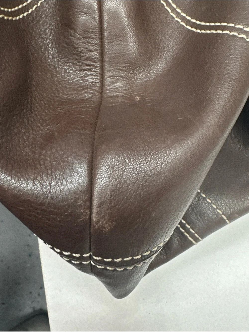 Coach Soho Vintage Hobo Bag Chocolate Brown Leather
